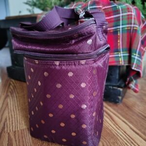 Thirty-one Thermal Purple And Gold Women's Bag